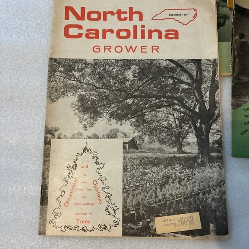 Ten North Carolina Grower Magazines‎ RARE 1969 And 1970